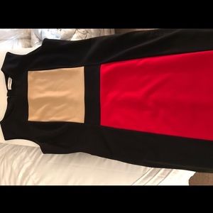 Calvin Klein Color Block Dress